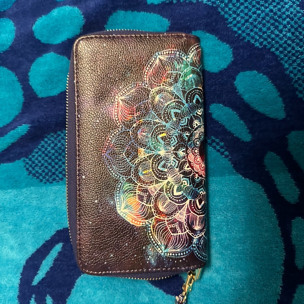 Colorful Mandala Pattern Wallet